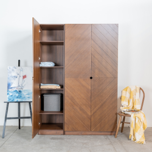 Set Tủ Quần Áo MOHO HOBRO 301 3 Cánh Ngăn Kệ